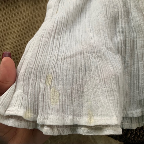 BEBE Off The Shoulder Bell Sleeve Crop Top - Picture 3 of 6